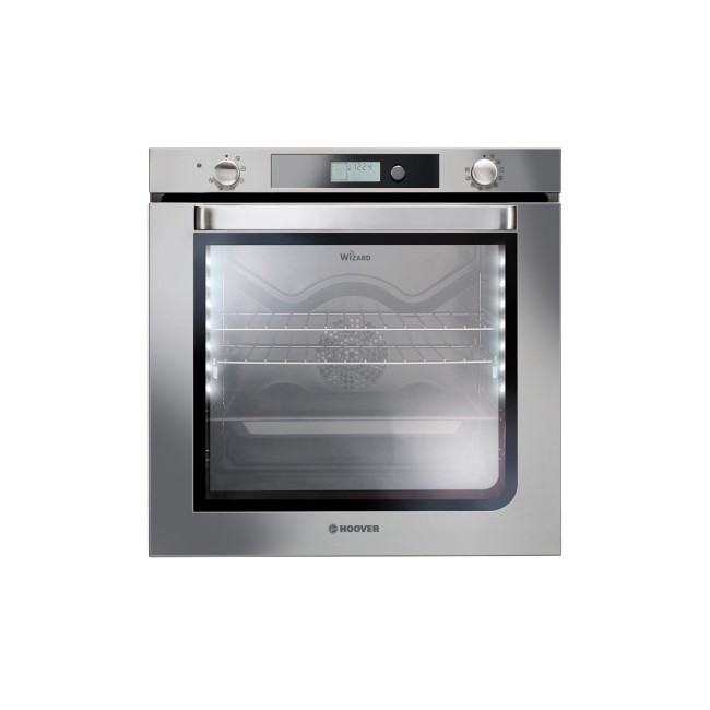 GRADE A1 - Hoover HOA03VXWIFI 10 Function 78L Electric Single Oven With Wi-Fi - Stainless Steel
