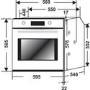 Hoover 78L Electric Flexi Twin Fan Single Oven - Stainless Steel