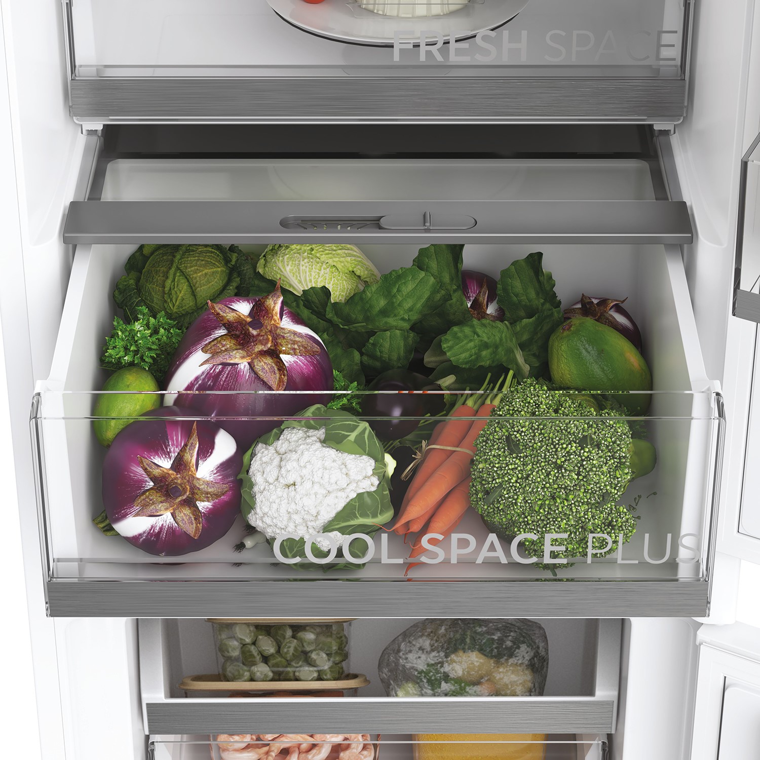 Hoover 281 Litre 70/30 Integrated Fridge Freezer HOBT5519EWK