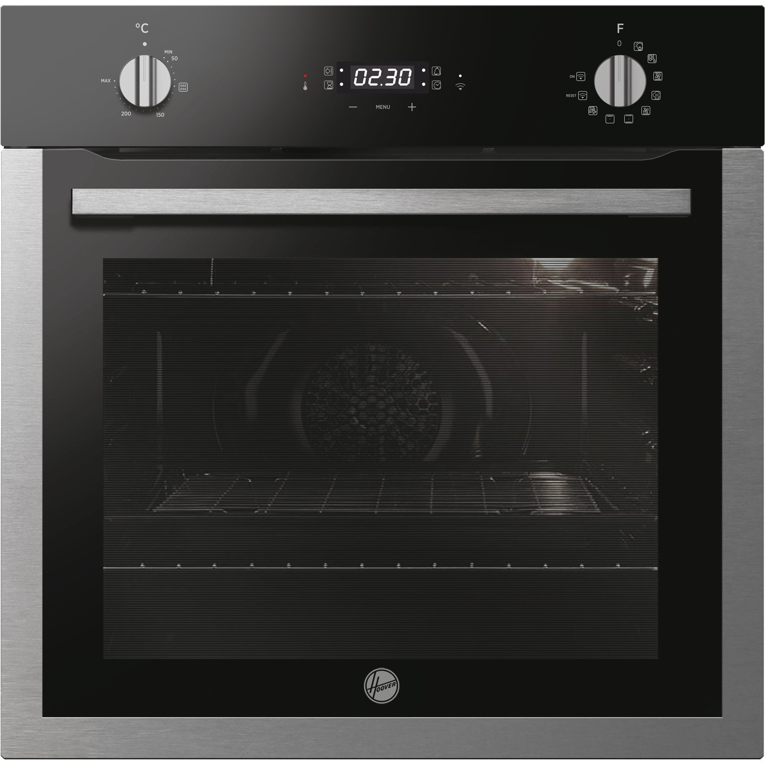 Refurbished Hoover H-OVEN 300 HOC3UB3158BIWF 60cm Single Built In Electric Oven with Hydrolytic Clea