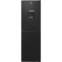Refurbished Hoover HOCT3L517FWBK Freestanding 246 Litre 50/50 Fridge Freezer With Water Dispenser Black