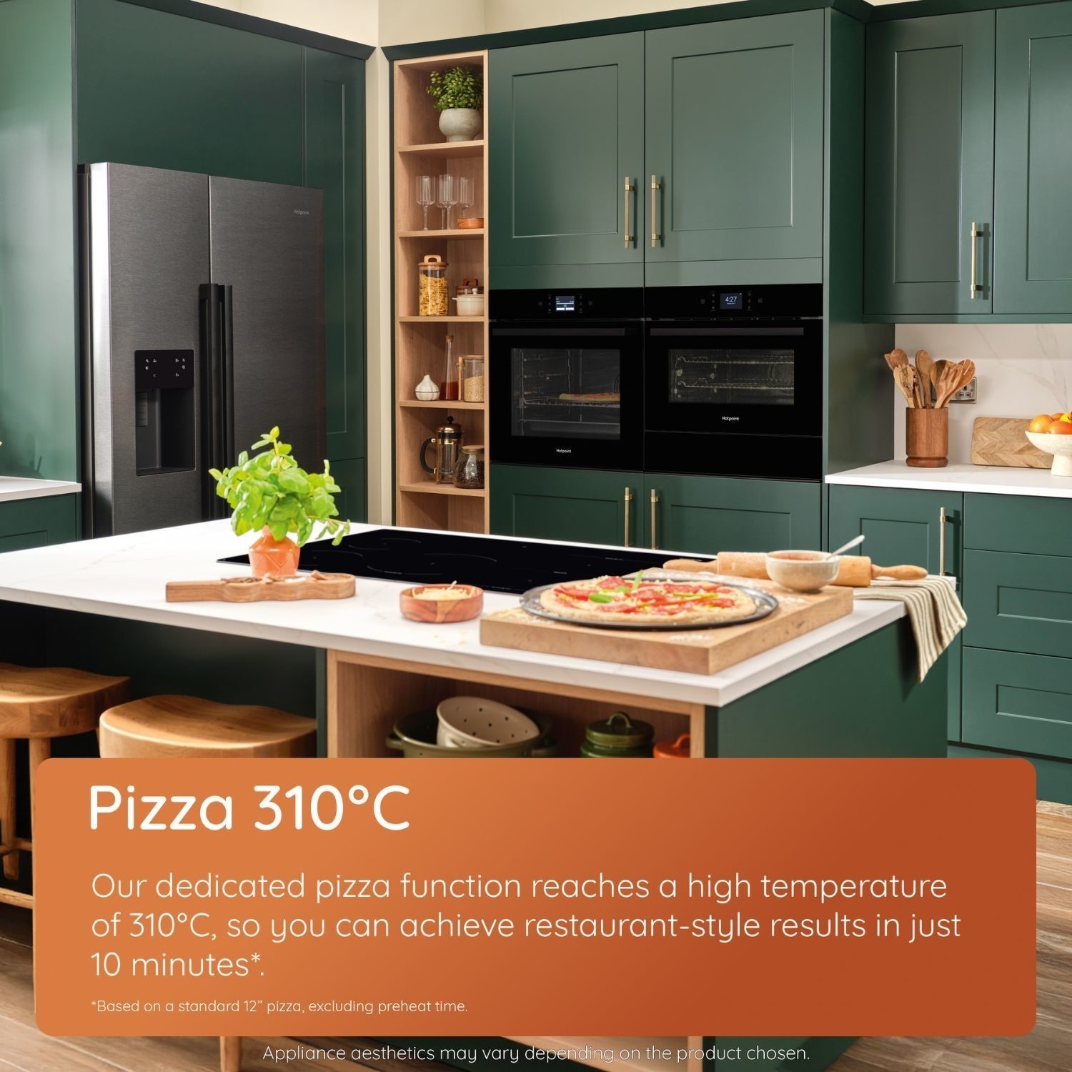 Pizza oven function.