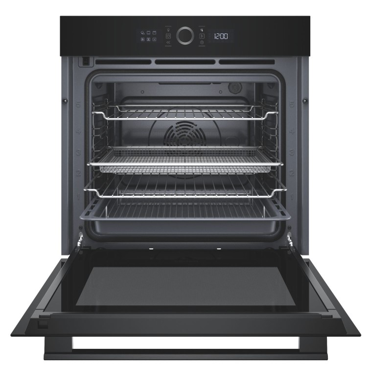 Hotpoint Class 4 Electric Fan Assisted Single Oven with Air Fry and DualClean - Black