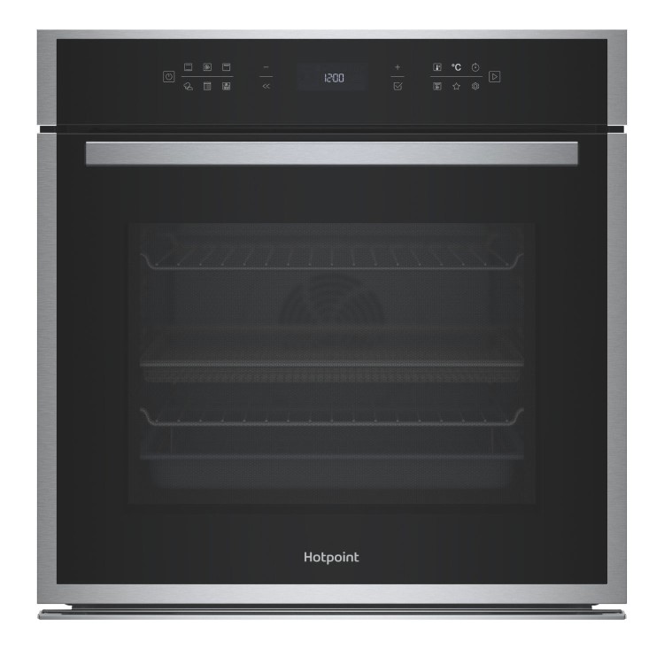 Hotpoint Class 6 Electric Fan Assisted Single Oven with Air Fry and GentleSteam Cooking - Stainless Steel