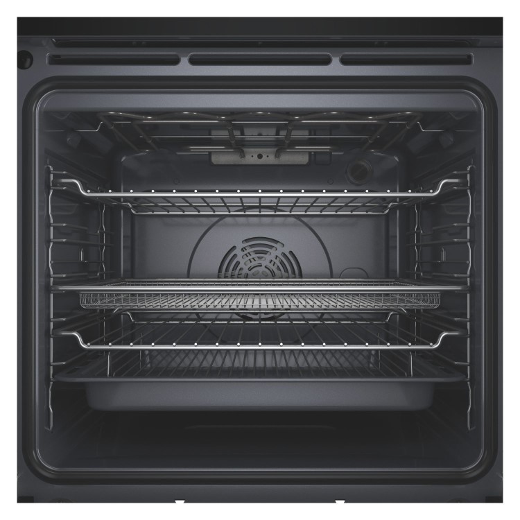Hotpoint Class 6 Electric Fan Assisted Single Oven with Air Fry and GentleSteam Cooking - Stainless Steel