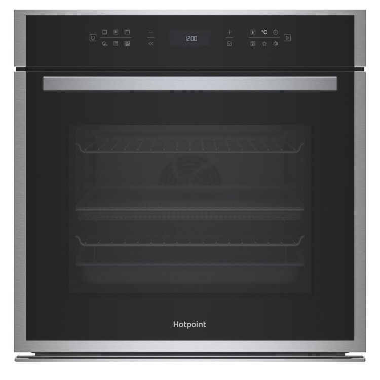 Hotpoint Class 6 Electric Fan Assisted Single Oven with Air Fry and GentleSteam Cooking - Stainless Steel