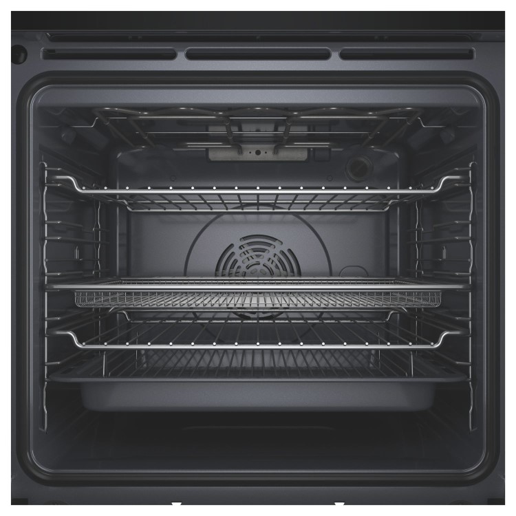 Hotpoint Class 6 Electric Fan Assisted Single Oven with Air Fry and GentleSteam Cooking - Stainless Steel