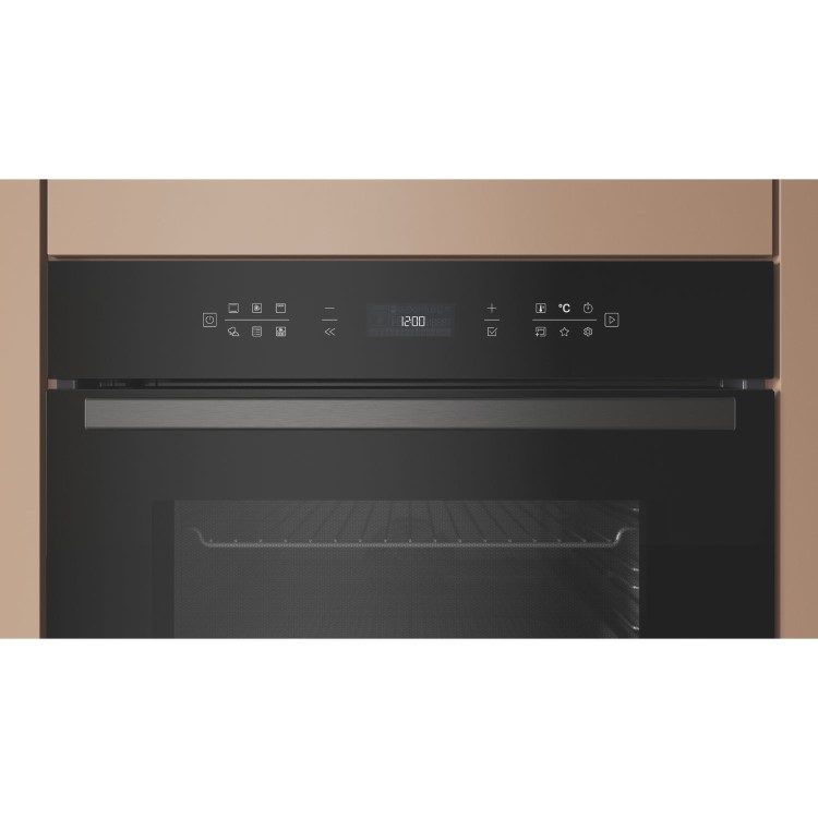 Refurbished Hotpoint Class 6 ActiveMultiflow HOI68PT1SBUK Electric Single Fan Oven with Air Fry and DualClean- Black