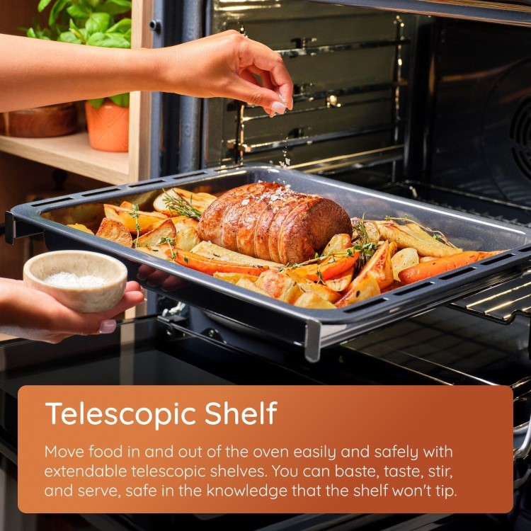 Hotpoint Class 6 HOI68PT1SXUK Electric Multifunction Single Oven with Air Fry