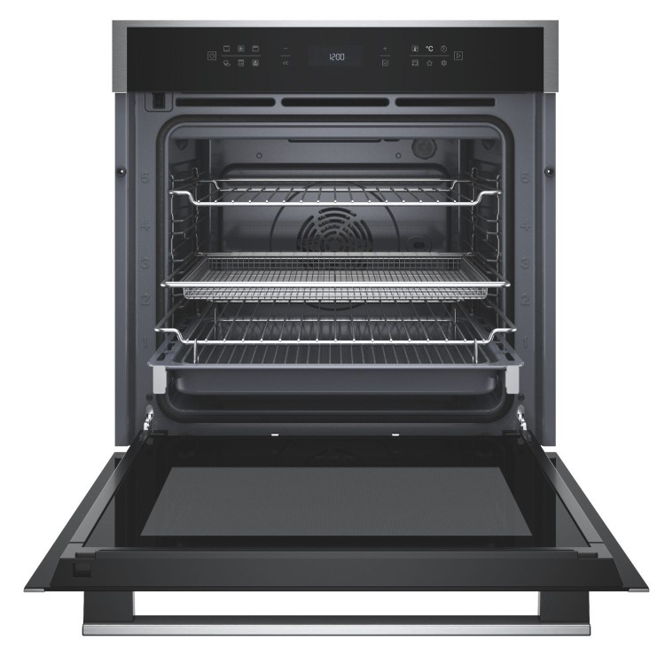 Hotpoint Class 6 Electric Fan Assisted Single Oven with Air Fry and DualClean - Stainless Steel