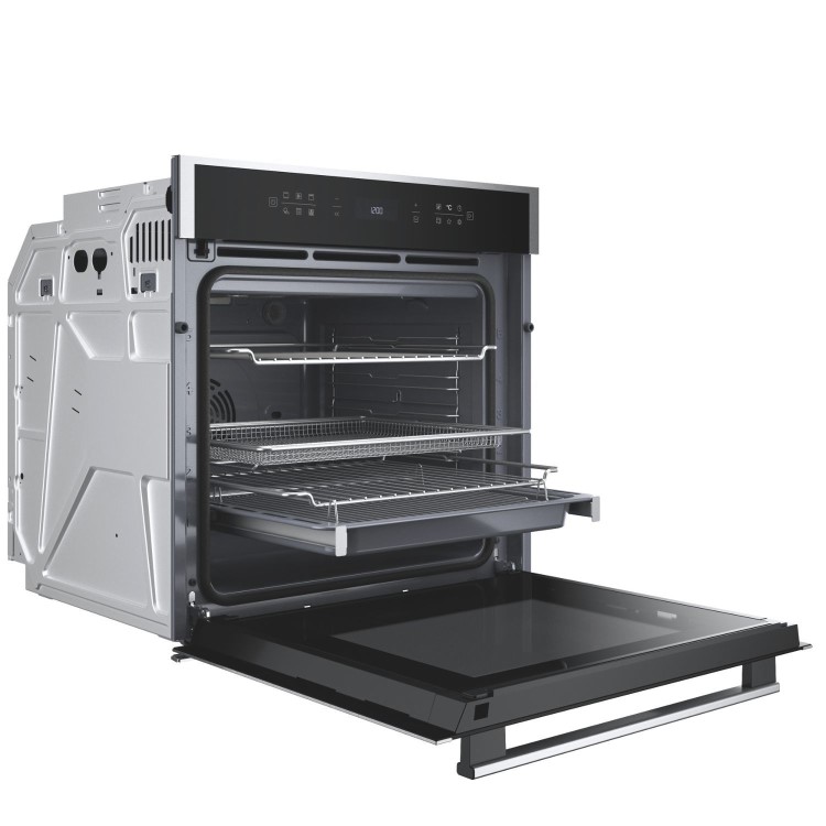 Hotpoint Class 6 Electric Fan Assisted Single Oven with Air Fry and DualClean - Stainless Steel