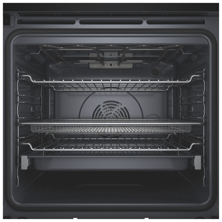 Hotpoint Class 6 Electric Fan Assisted Single Oven with Air Fry and ActiveSteam Cooking - Black