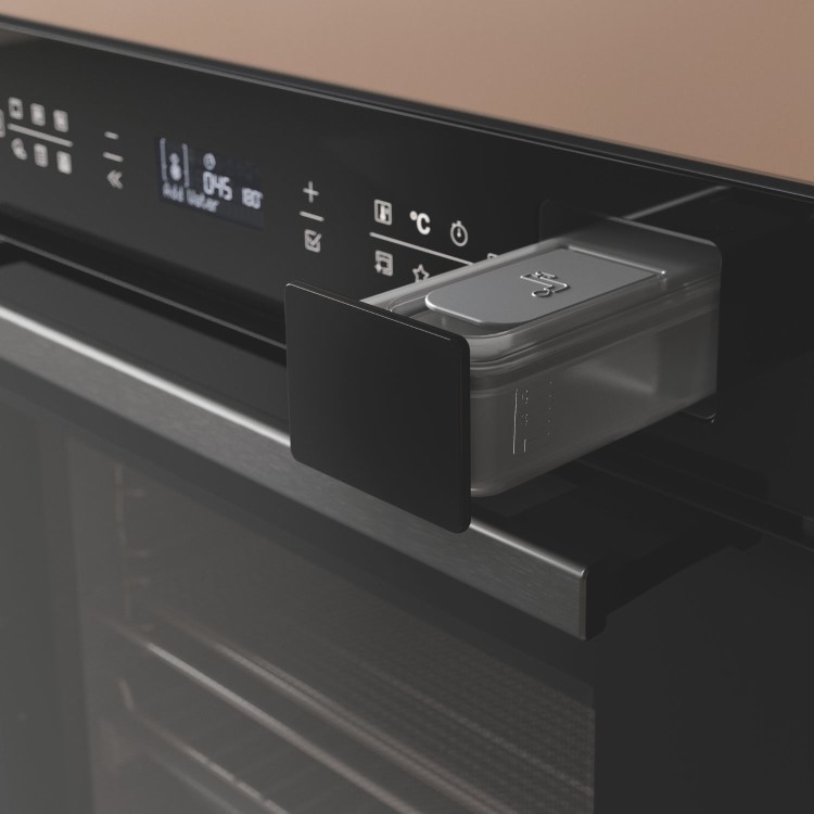 Hotpoint Class 6 Electric Fan Assisted Single Oven with Air Fry and ActiveSteam Cooking - Black