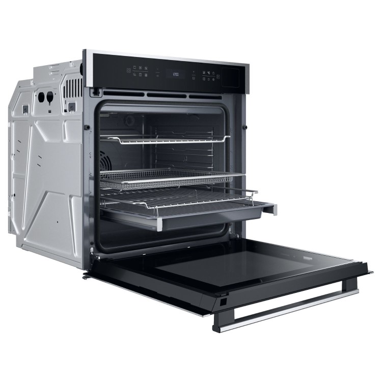 Hotpoint Class 6 Electric Fan Assisted Single Oven with Air Fry and ActiveSteam Cooking - Stainless Steel
