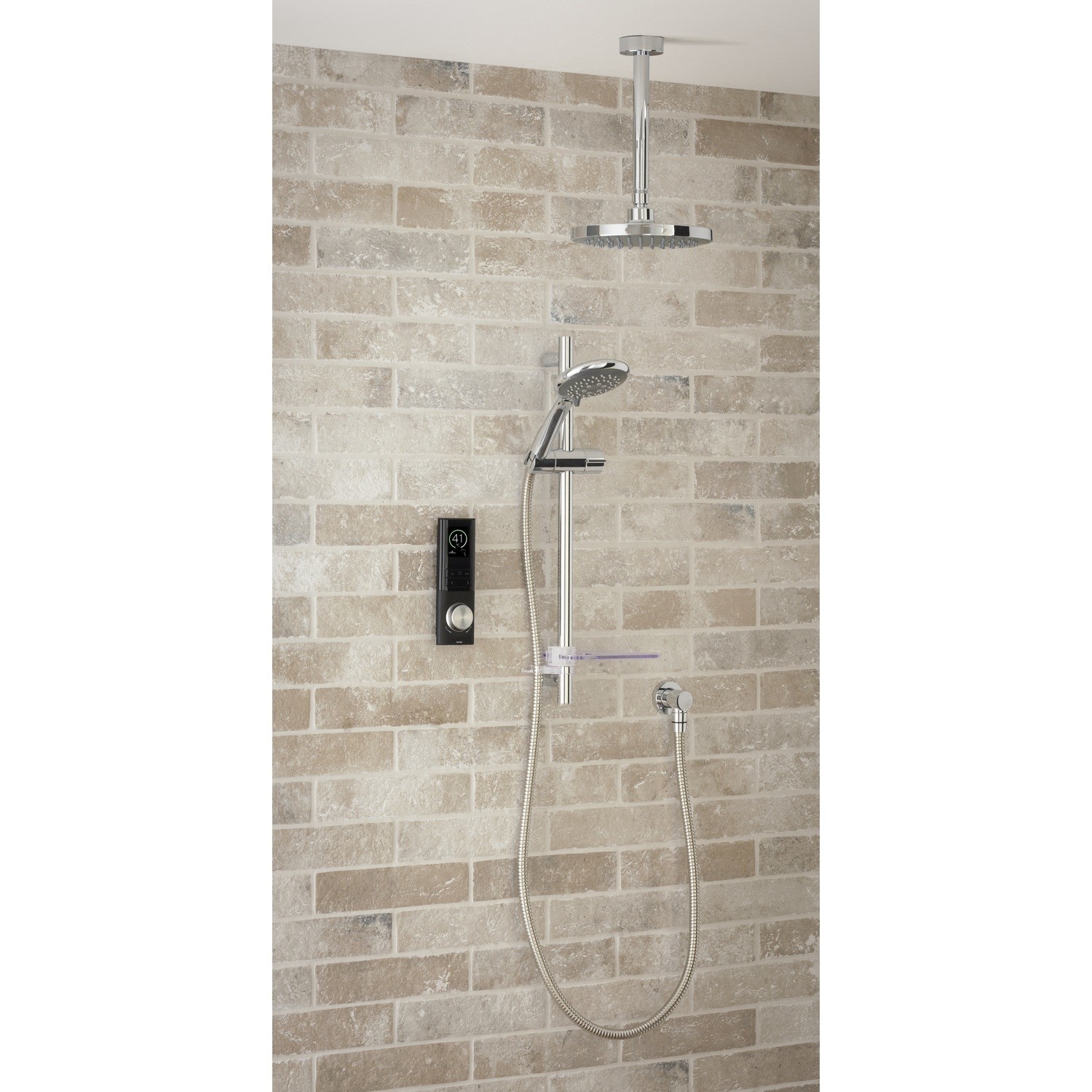 Triton Showers HOME Digital Mixer Shower with Diverter - Pumped