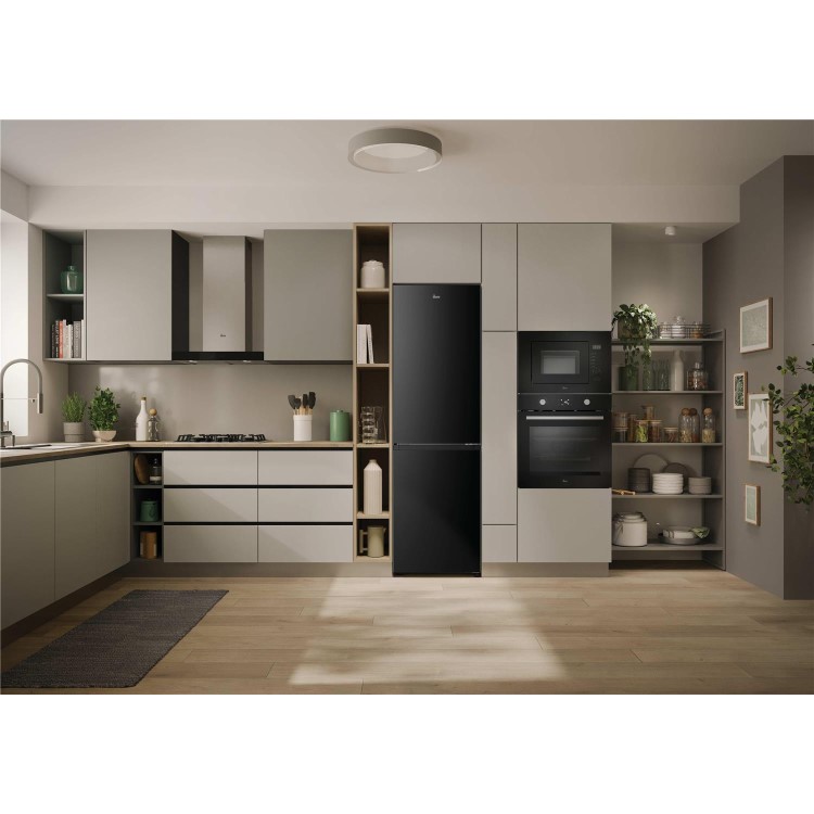 Hoover H-COMBI 300 306 Litre 50/50 Freestanding Fridge Freezer - Black