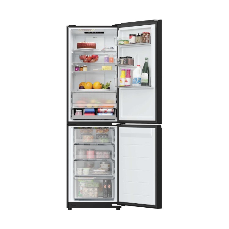 Hoover H-COMBI 300 306 Litre 50/50 Freestanding Fridge Freezer - Black