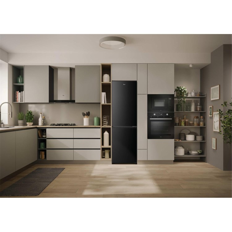 Hoover H-COMBI 300 306 Litre 50/50 Freestanding Fridge Freezer - Black