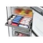 Hoover 306 Litre 50/50 Freestanding Fridge Freezer - Inox