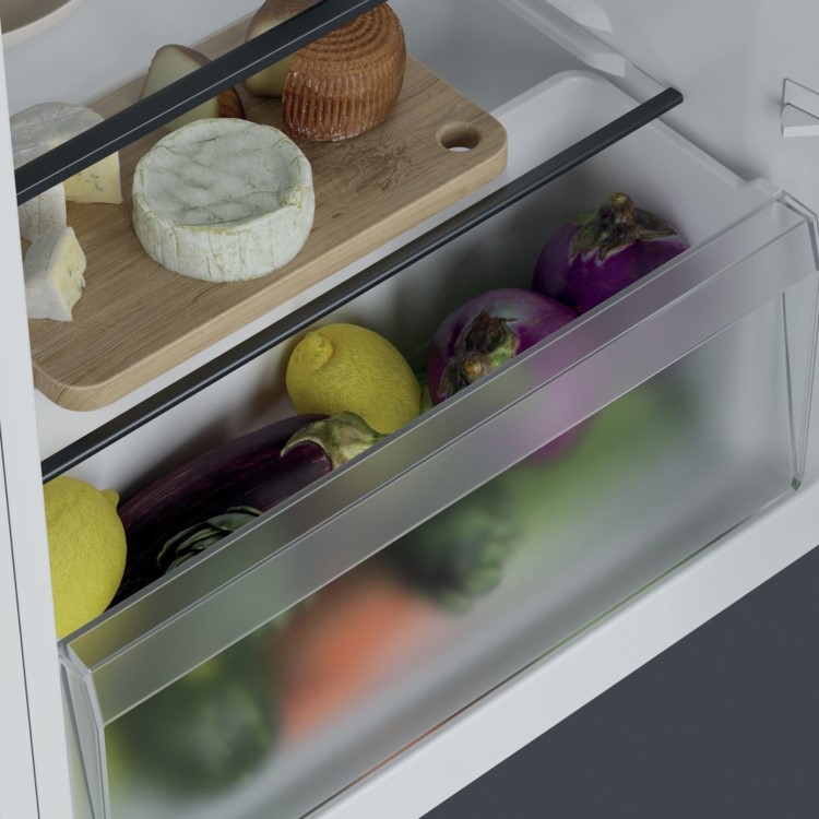 Hoover 129 Litre Under Counter Fridge - White