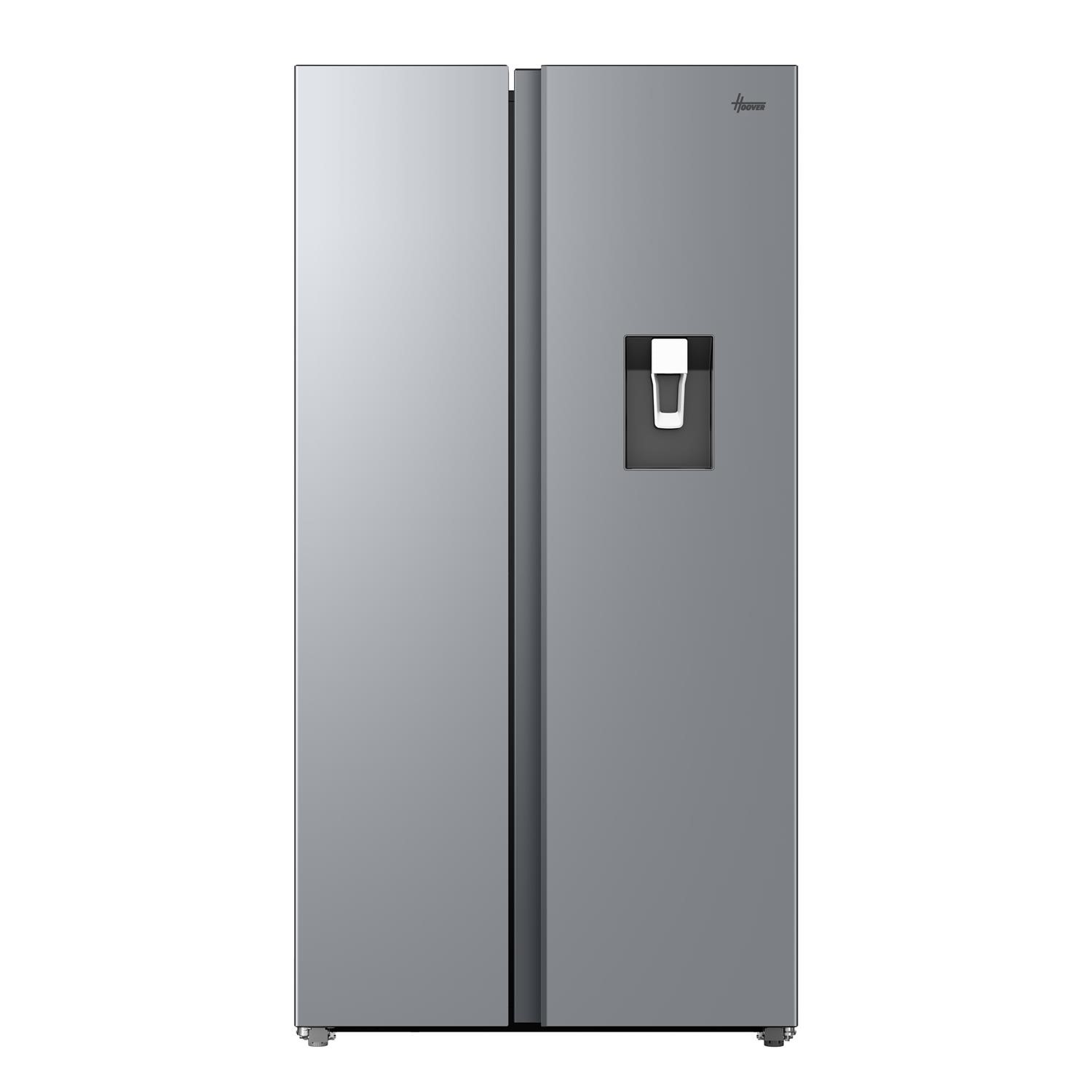 Hoover 523 Litre Side-By-Side American Fridge Freezer Inox 34006127
