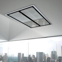 Best HOOD-BE-CE-11-GL Cirrus Ceiling Cooker Hood For Use With External Or Remote Motors Glass