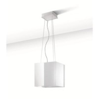Best HOOD-BE-CU-40-WH 40cm Cube Island Cooker Hood White
