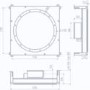 Best HOOD-BE-EN-12-WH Enigma Ceiling Cooker Hood White