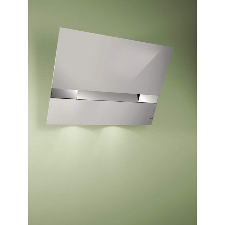 Best HOOD-BE-KT-80-WH Kite Angled 80cm Chimney Cooker Hood White