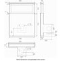 Best HOOD-BE-LE-60-WH Lift 60cm Downdraft Extractor in White Glass External Motor Version