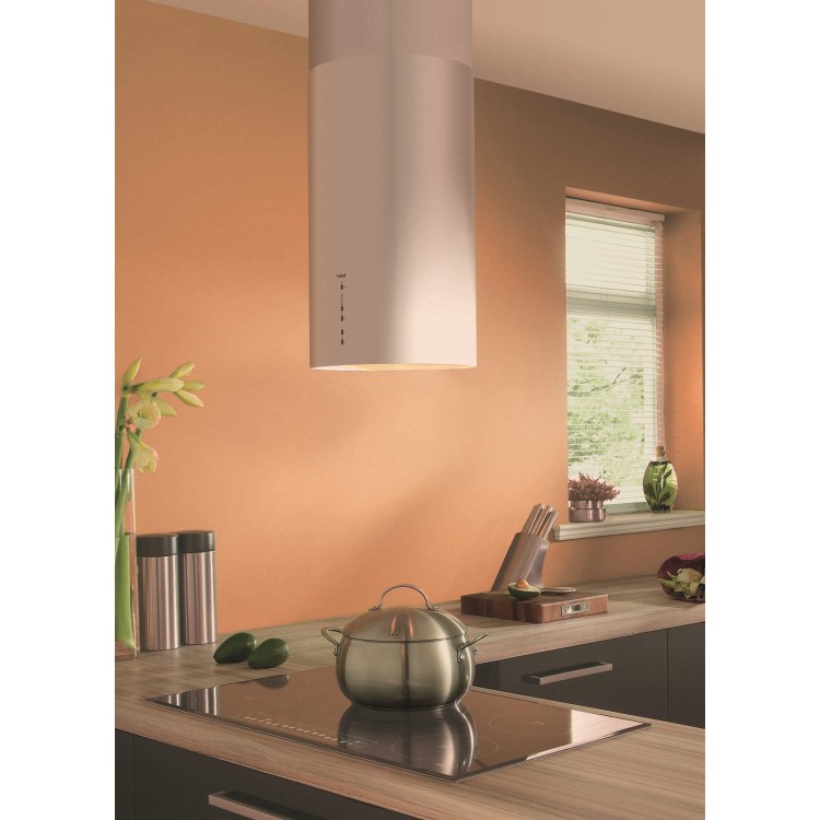 Best HOOD-BE-LP-32-SS Lampedusa 32cm Island Cooker Hood Stainless Steel