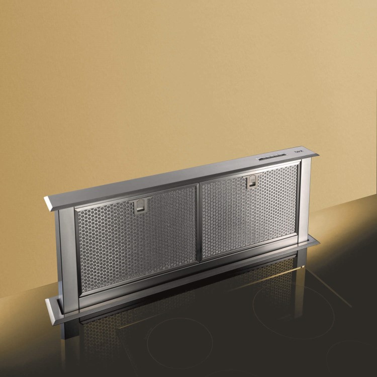 Best HOOD-BE-MV-90-SS Movie 90cm Downdraft Extractor - Stainless Steel