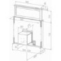 Best HOOD-BE-MV-60-SS Movie 60cm Downdraft Extractor - Stainless Steel