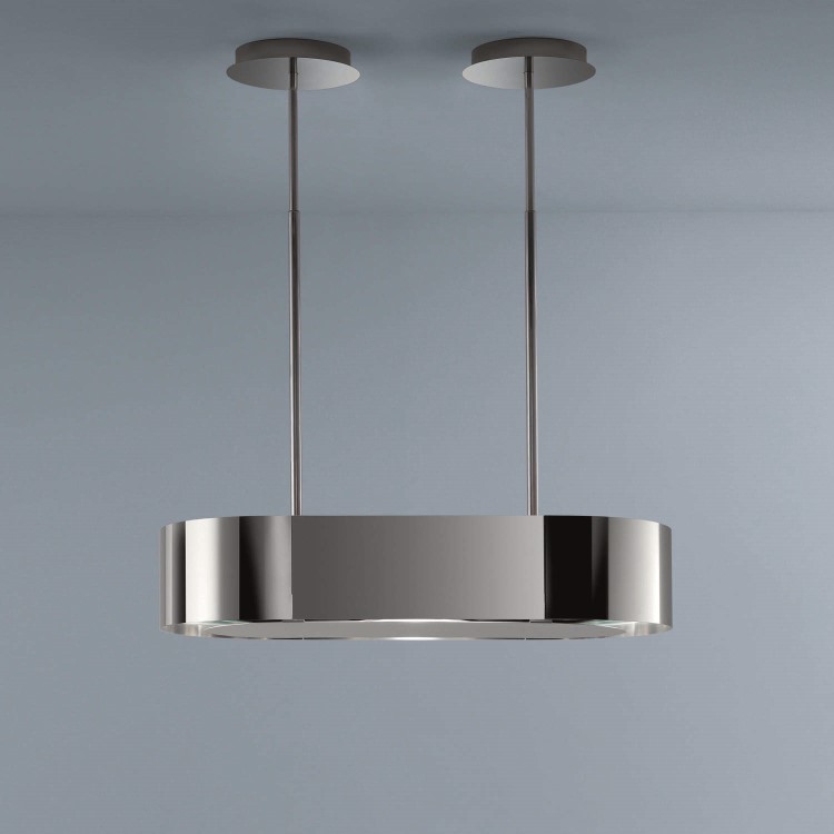 Best HOOD-BE-OU-90-SS Outline 90cm Island Cooker Hood Stainless Steel
