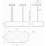 Best HOOD-BE-OU-90-SS Outline 90cm Island Cooker Hood Stainless Steel