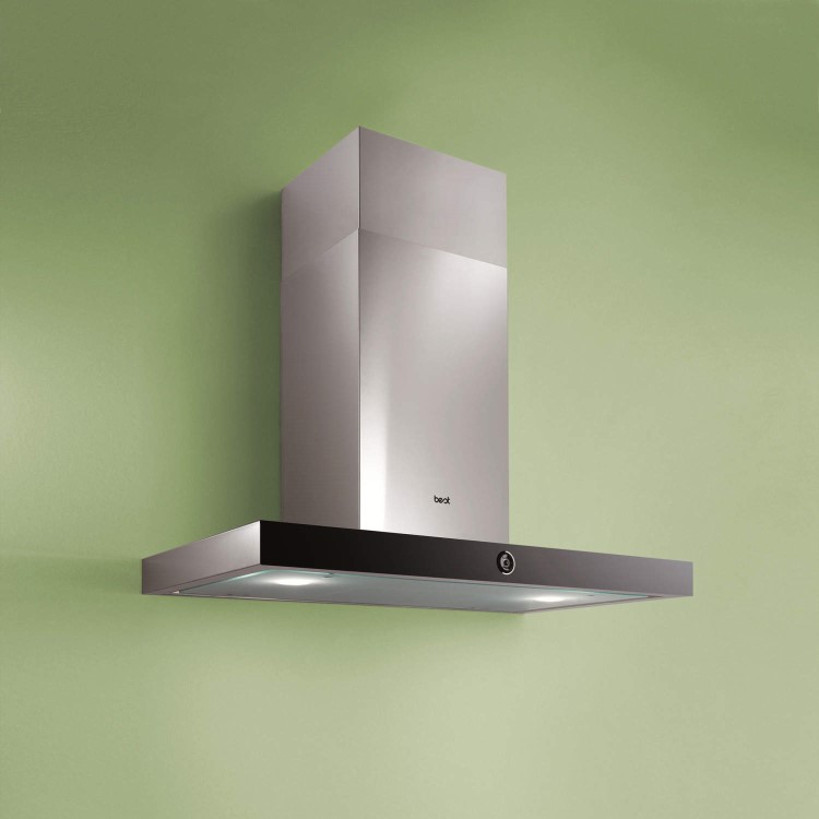 Best HOOD-BE-POI-90-B Polar 90cm Island Cooker Hood Black