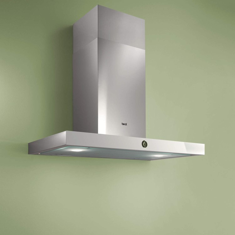 Best HOOD-BE-POI-90-W Polar 90cm Island Cooker Hood White
