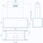Best HOOD-BE-SE-90-PA Secret 900mm Pendant Island Hood Without Panel