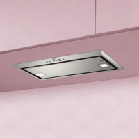 GRADE A2  - Best HOOD-BE-VS-70-SS Visso 70cm Canopy Cooker Hood Stainless Steel