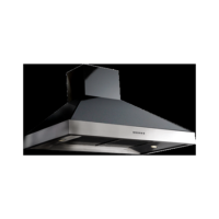 Britannia HOOD-BTH100-MB Latour 2-tone 100cm Chimney Cooker Hood Matt Black With Stainless Steel