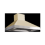 Britannia HOOD-BTH90-MC Latour 2-tone 90cm Chimney Cooker Hood Matt Cream With Stainless Steel
