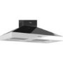 Britannia HOOD-BTH110-GB Latour 2-tone 110cm Chimney Cooker Hood Gloss Black With Stainless Steel