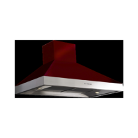Britannia HOOD-BTH110-MBU Latour 2-tone 110cm Chimney Cooker Hood Matt Burgundy With Stainless Steel