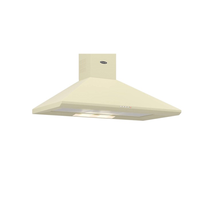 Britannia HOOD-K240-90-C Brioso 90cm Chimney Cooker Hood Matt Cream
