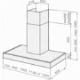 Britannia HOOD-K7088A90-S HOOD-K7088A-90-S Arioso 90cm Chimney Cooker Hood With ASC Stainless Steel