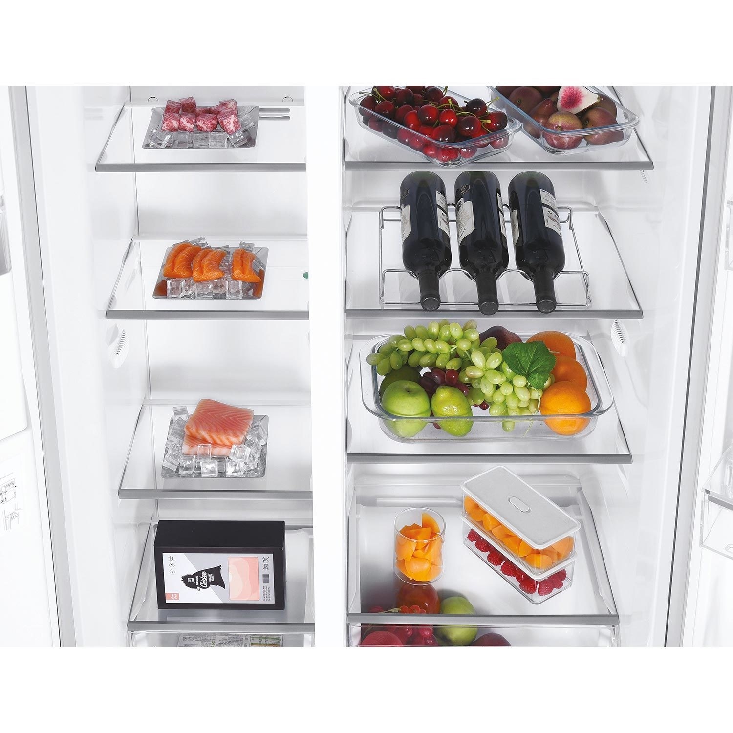 Hoover 513 Litre Sidebyside Fridge Freezer With Plumbed Ice & Water