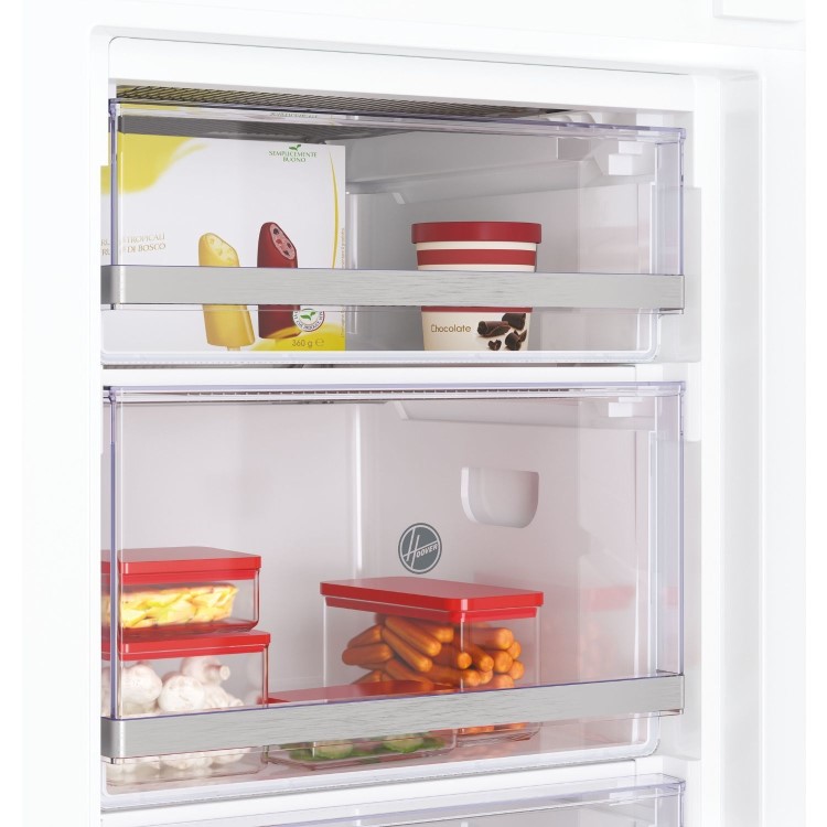 Hoover 204 Litre Integrated Tall Static Freezer - White