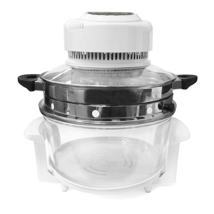 GRADE A1 - As new but box opened - ElectriQ 17 Litre Digital Premium Halogen Oven and Full Accessories pack - HOV17DN
