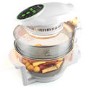 GRADE A1 - electriQ 17 Litre Hinged Digital Premium Halogen Oven + Full Accessories pack - Easy Cooking Presets