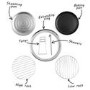 GRADE A2 - electriQ 17 Litre Hinged Digital Premium Halogen Oven + Full Accessories pack - Easy Cooking Presets